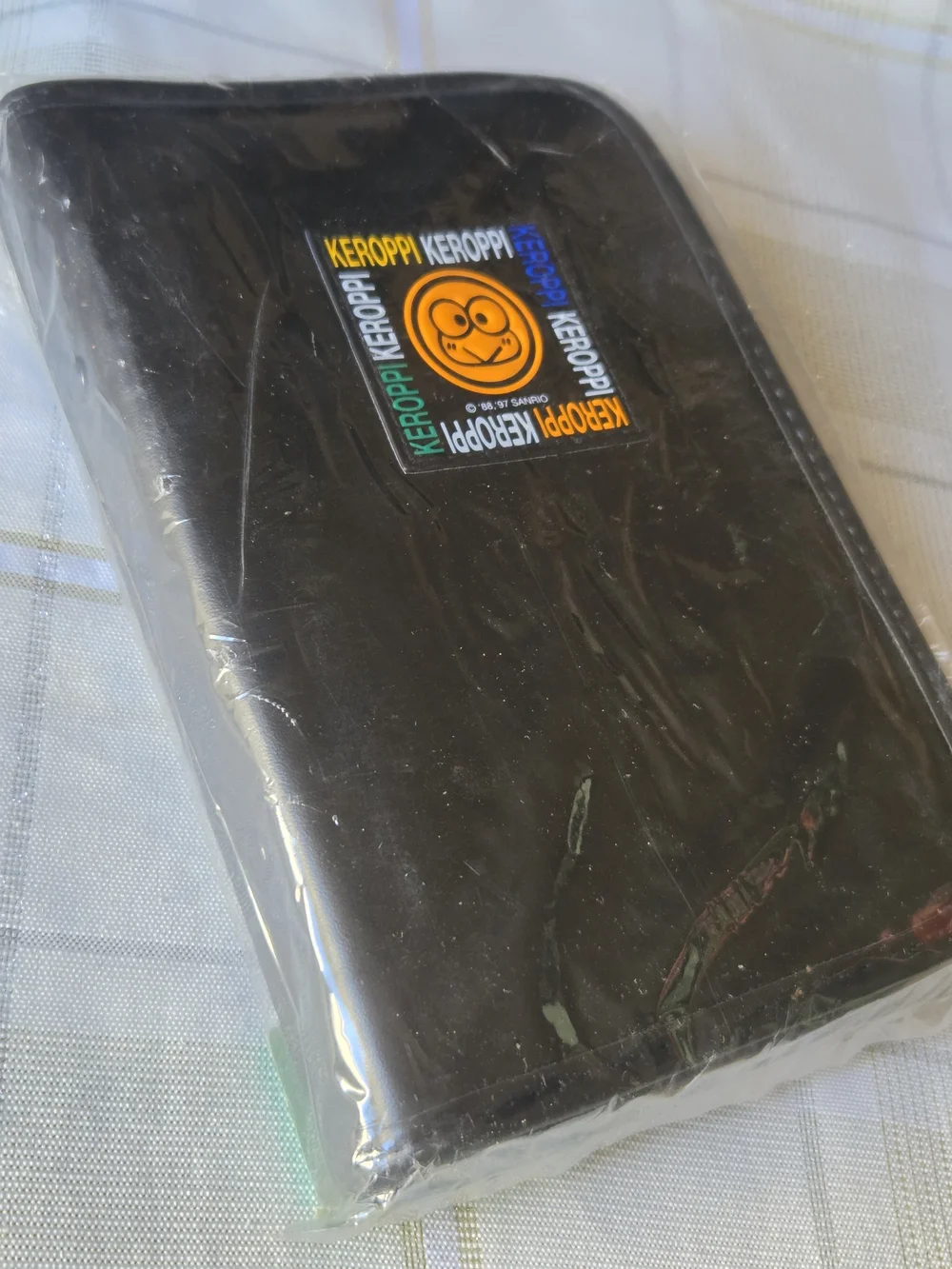 vintage Sanrio Keroppi black daily planner organizer